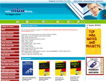 Tablet Screenshot of mbabooksindia.com